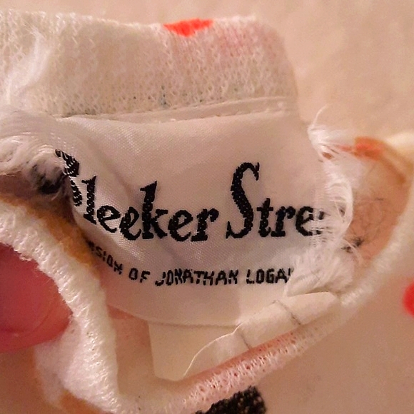 Vintage 1970's Bleeker Street Sleeveless Dress Set Size M Button Up Shirt - Picture 6 of 10